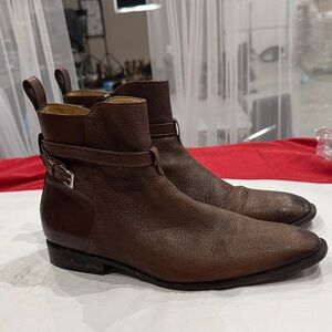 Men's Brown Leather Ankle Boots